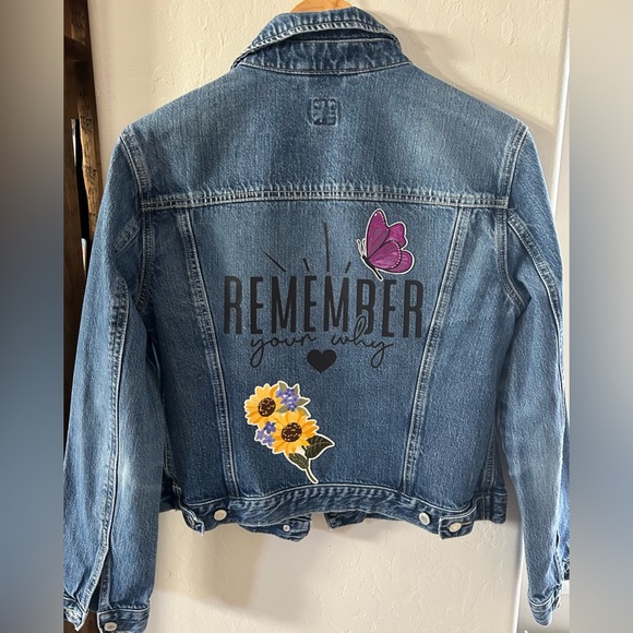 Customized Gap Jean Jacket - Picture 1 of 5